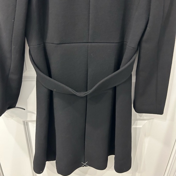 J. Crew Women's Black Double-Breasted long Coat - Picture 4 of 8